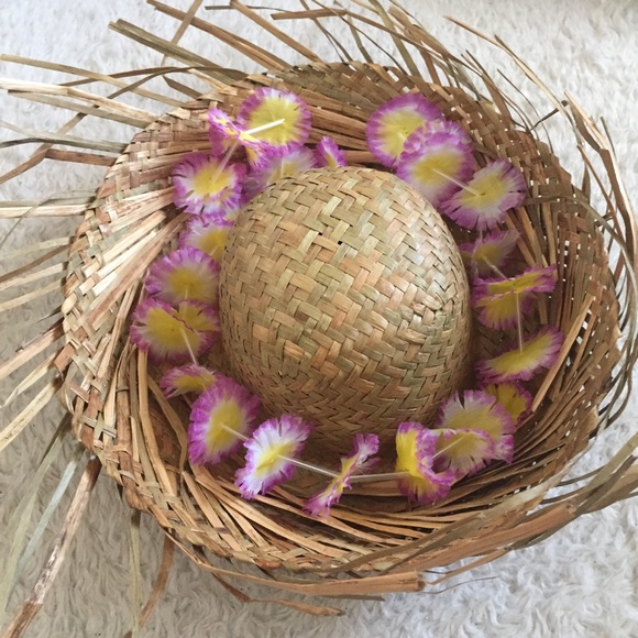 🎀Hawaiian straw hat - Picture 1 of 5